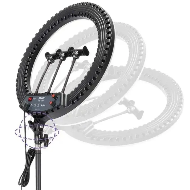 Кільцева світлодіодна LED лампа Jmary FM-21R – Black. Фото 3 з 4