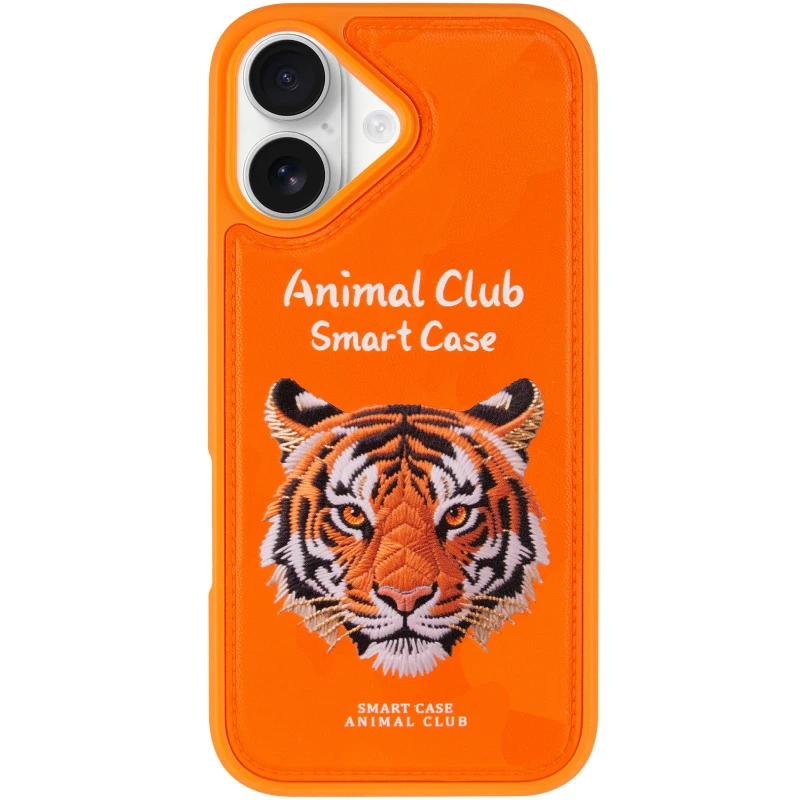 TPU+PC чехол Animal Club для Apple iPhone 17 (6.3") – Hermes Orange. Фото 3 из 7