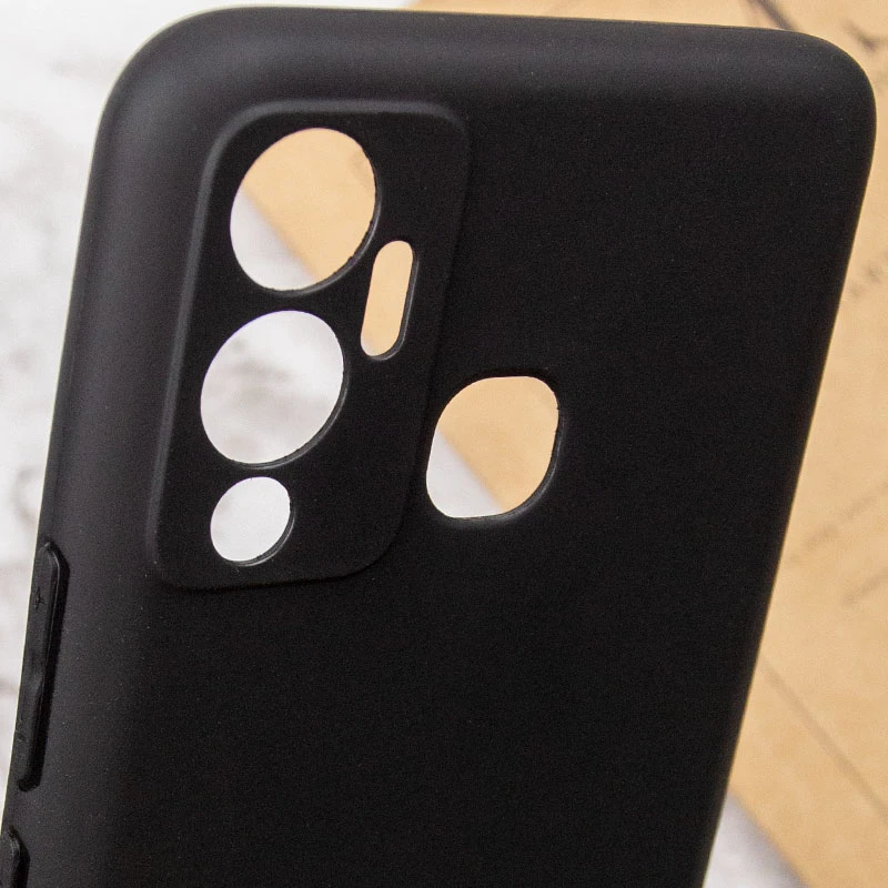 Чорний силіконовий чохол Epik із захистом камери на Infinix Hot 12 Play – Чорний. Фото 6 з 6