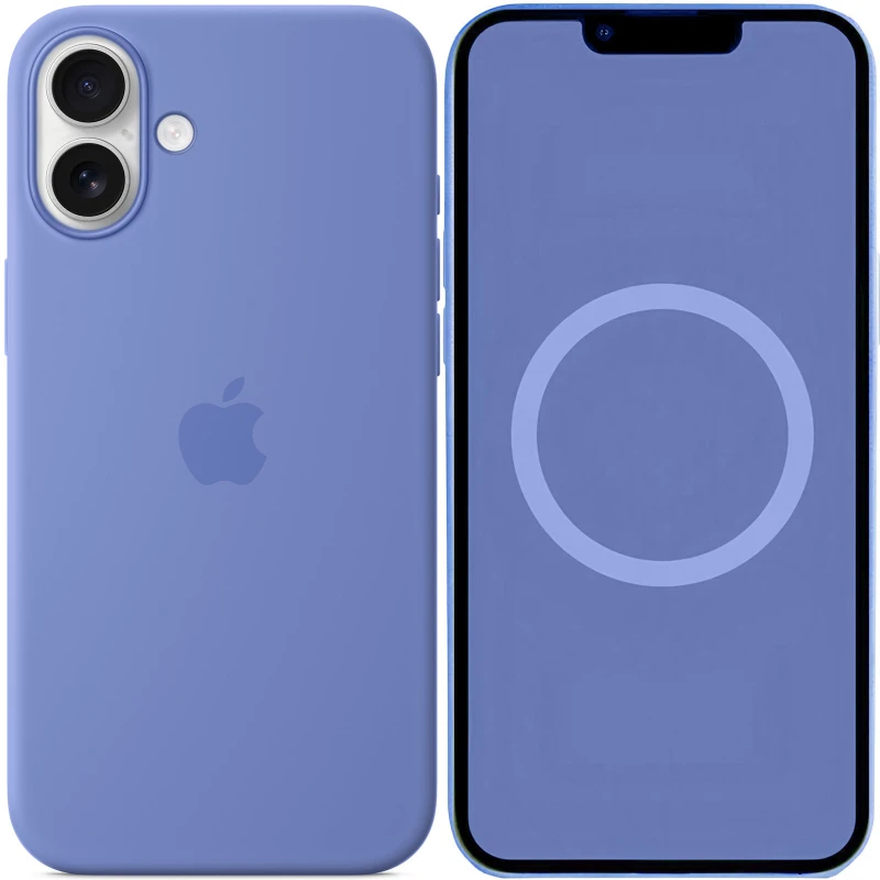 Силиконовый чехол ААА with Magsafe connection для Apple iPhone 16 Plus – Periwinkle. Фото 2 из 4