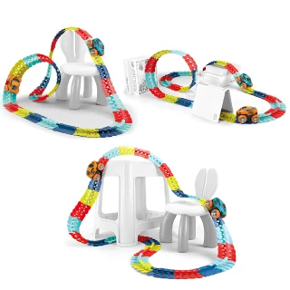 Інтерактивний трек з інерційною машинкою SHT 288 Changeable Trak (138pcs/1CAR) фото 1 з 3