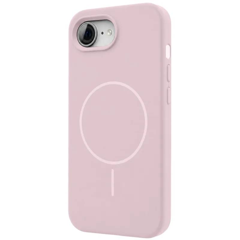 Чехол Silk Full Protective (AA) NO LOGO with Magnetic Fit для Apple iPhone 16e (6.1") – Розовый / Pink Sand. Фото 1 из 1