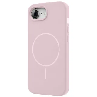 Чехол Silk Full Protective (AA) NO LOGO with Magnetic Fit для Apple iPhone 16e (6.1") — Розовый / Pink Sand