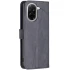 Шкіряний чохол-книжка Geometric Pattern для Xiaomi POCO X8 Pro – Black. Фото 2 з 4