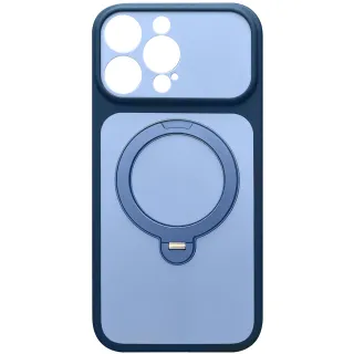 Чехол Ummi Full Camera with Magnetic Fit HQ Ring для Apple iPhone 13 Pro Max (6.7") — Синий / Navy Blue