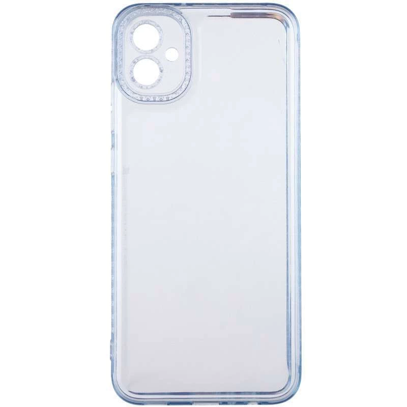 Силиконовый чехол с узором на Samsung Galaxy A04e – Голубой. Фото 2 из 6