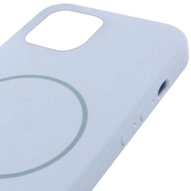 Чохол Silk Full Protective (AA) NO LOGO with Magnetic Fit для Apple iPhone 11 (6.1") – Блакитний / Lilac Blue. Фото 7 з 9