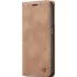 Кожаный чехол-книжка CaseMe Velvet Nubuck для Samsung Galaxy A24 4G – Brown. Фото 1 из 5