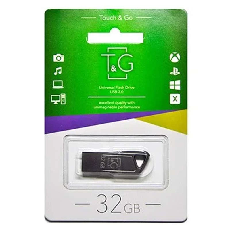 

Флеш-драйв 3.0 USB Flash Drive T&G 114 Metal Series 32GB (Чорний)