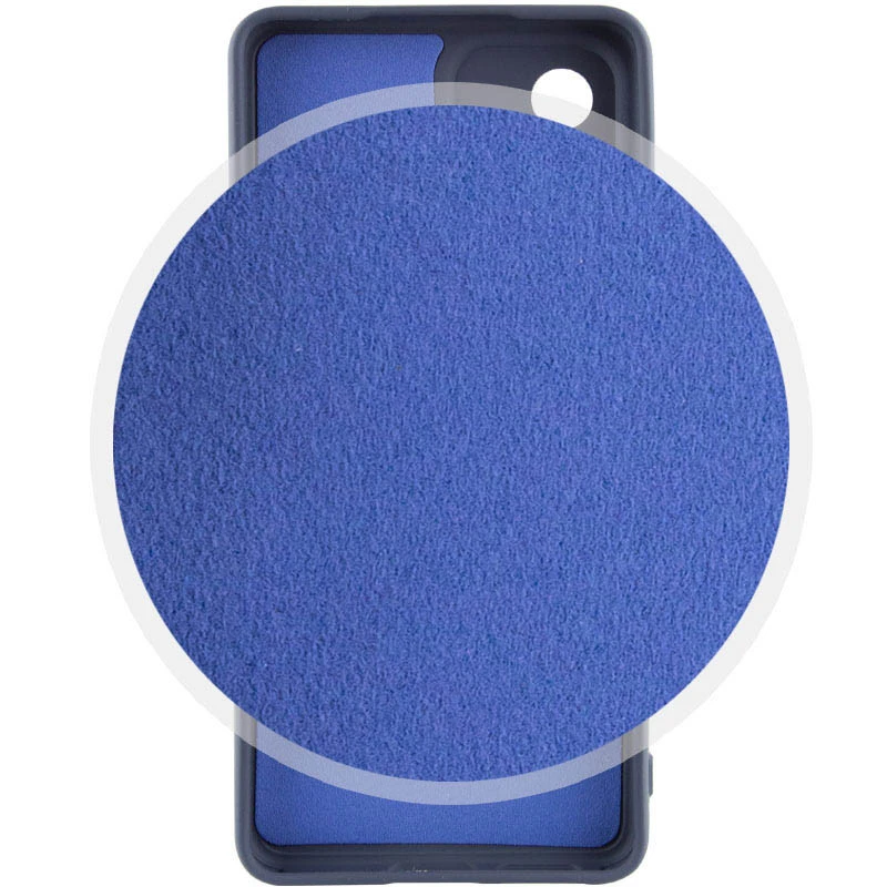 Чохол Silicone Case Lakshmi Premium із закритою камерою для TECNO Pop 5 LTE – Темно-синій / Midnight blue. Фото 2 з 3