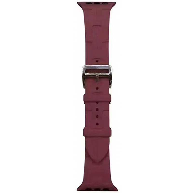 Ремінець Kilim для Apple Watch 42/44/45/46/49mm – Wine red. Фото 2 з 4