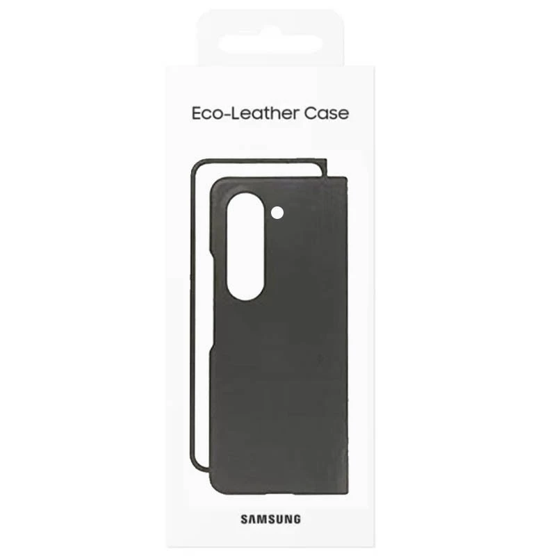 Шкіряний чохол Leather Case Premium на Samsung Galaxy Z Fold6 – Black. Фото 12 з 12