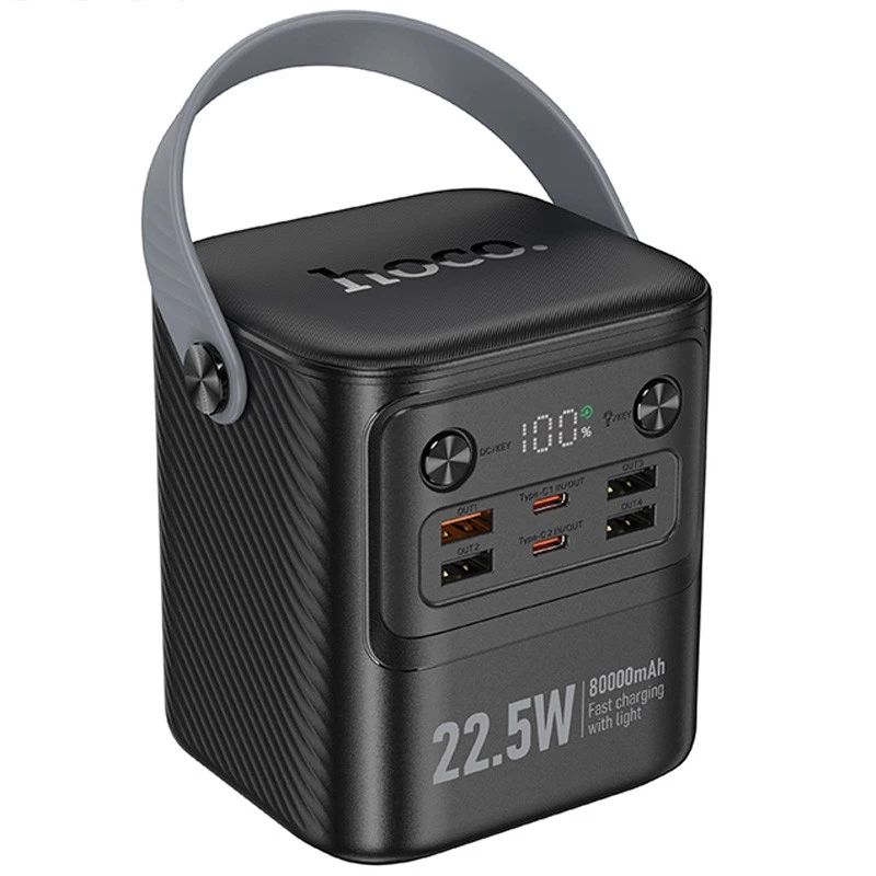 Портативний ЗП Power Bank Hoco J152 Tough 22.5W+PD20W 80000 mAh фото 1 з 1