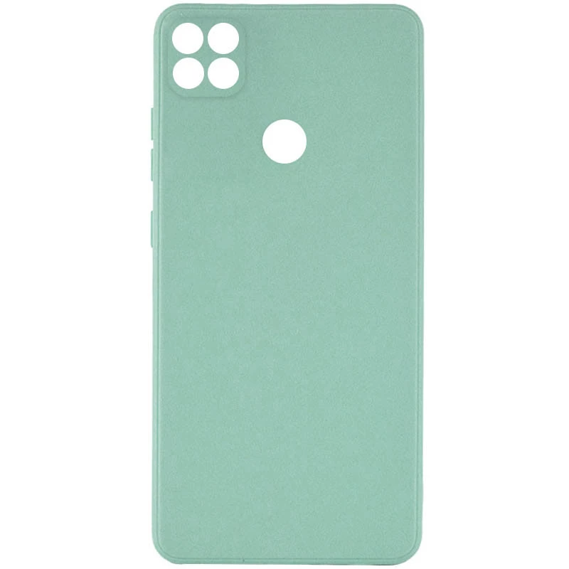 

Цветной силиконовый чехол с защитой камеры для Xiaomi Redmi 9C (Зеленый / Menthol), Зелений / menthol