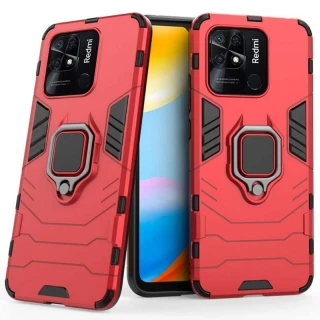 Протиударний чохол Transformer з кільцем на Xiaomi Redmi 10C фото 1 з 5