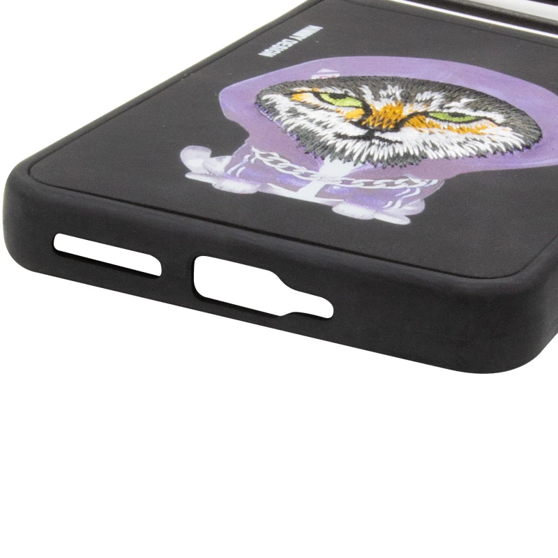 TPU+PC чехол с животными для Xiaomi Poco X6 – Black Cat. Фото 11 из 13