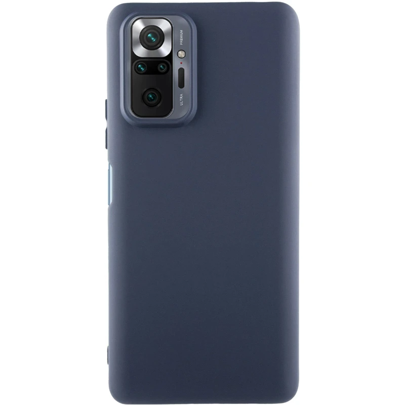 Чохол Silicone Cover Ummi Lakshmi (AA) для Xiaomi Redmi Note 10 Pro Max – Синій / Midnight blue. Фото 1 з 1