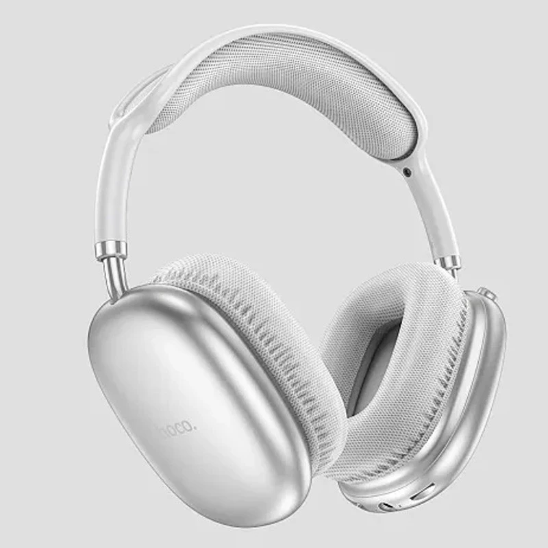 Накладні бездротові навушники Hoco W35 Air Triumph – silver. Фото 5 з 5