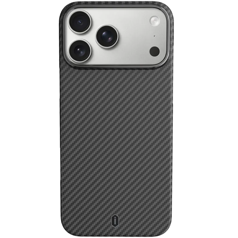 Арамідний чохол WiWU Aramid Air series для Apple iPhone 17 Pro (6.3") – Black. Фото 1 з 6