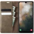 Шкіряний чохол-книжка CaseMe Velvet Matte для Samsung Galaxy A57 5G – Coffee. Фото 3 з 5