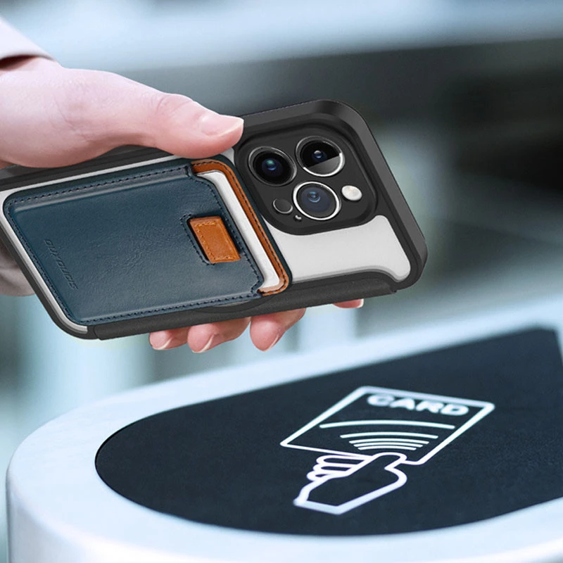 Чохол книжка Dux Ducis з MagSafe на Apple iPhone 15 Pro (6.1") – Black. Фото 3 з 7