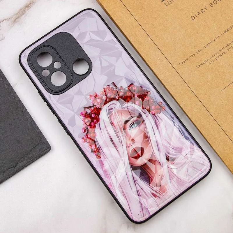 Скляний чохол Prisma Ladies на Xiaomi Redmi 12C / Poco C55 – Ukrainian Girl. Фото 5 з 7