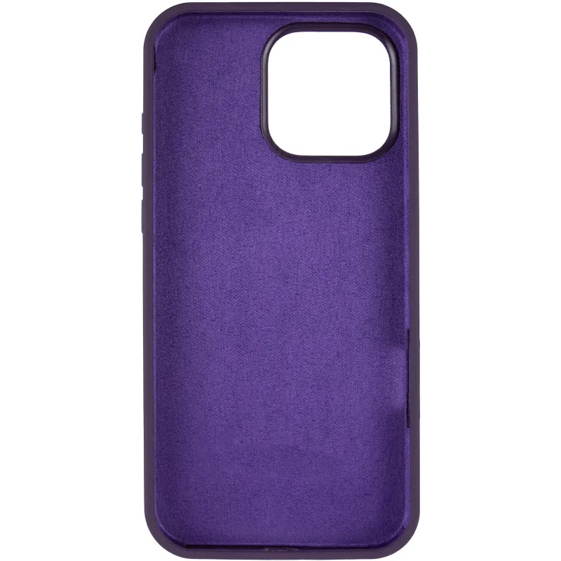 Чехол Silk Full Protective (AA) NO LOGO для Apple iPhone 16 Pro Max – Фиолетовый / Elderberry. Фото 8 из 18