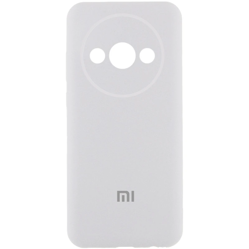 Силиконовый чехол Cover Lakshmi с защитой камеры для Xiaomi Redmi A3 – Белый / White. Фото 1 из 1