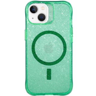 Зоряний чохол з MagSafe на Apple iPhone 14 (6.1") — Green