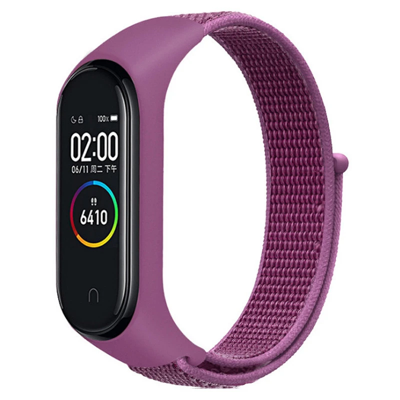 Ремешок Nylon New для Xiaomi Mi Band 8/9/10 – Purple. Фото 2 из 2