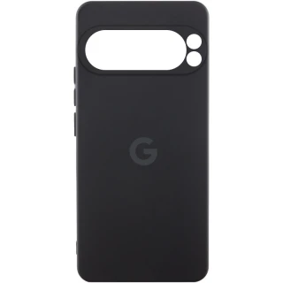 Чохол Silicone Case Lakshmi Premium L з закритою камерою на Google Pixel 9 Pro XL — Чорний / Black