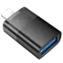 Перехідник Hoco UA36 Lightning male to USB female – Black. Фото 4 з 4