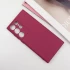 Чехол Silicone Case Lakshmi Plus с закрытой камерой для Samsung Galaxy S25 Ultra – Бордовый / Marsala. Фото 2 из 8