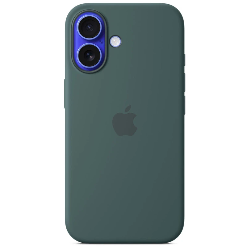 Чохол Silicone case (AAA) with Magsafe and Animation для Apple iPhone 16 – Lake Green. Фото 2 з 3