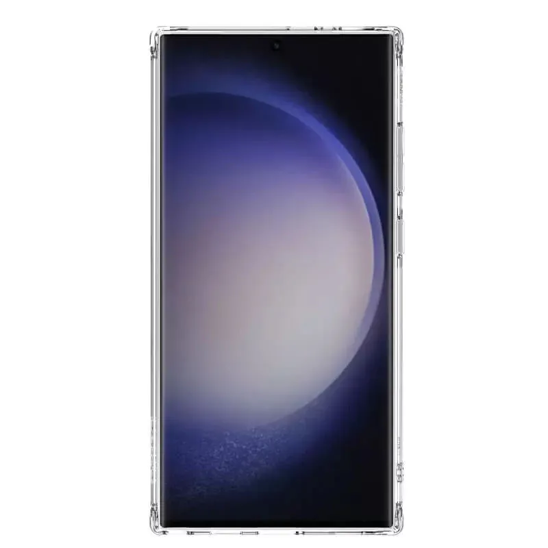 Силіконовий чохол Nillkin з посиленим захистом кутів на Samsung Galaxy S26 Ultra – Безбарвний (прозорий). Фото 2 з 4