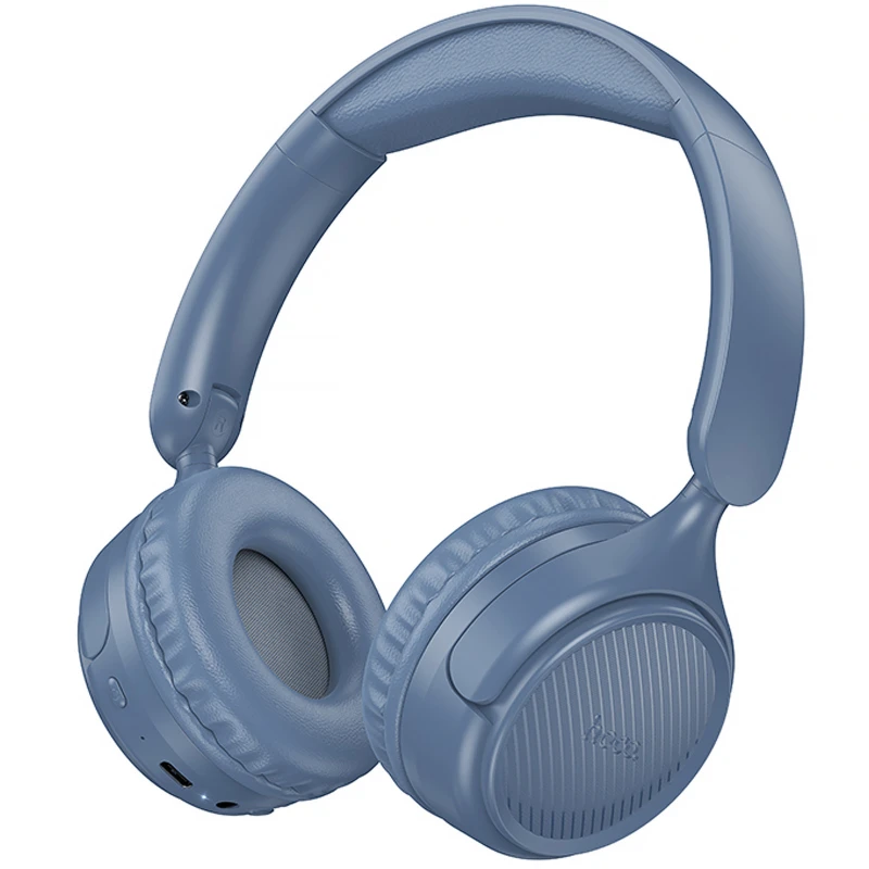 Накладні бездротові навушники Hoco W66 Wave – Blue. Фото 2 з 4