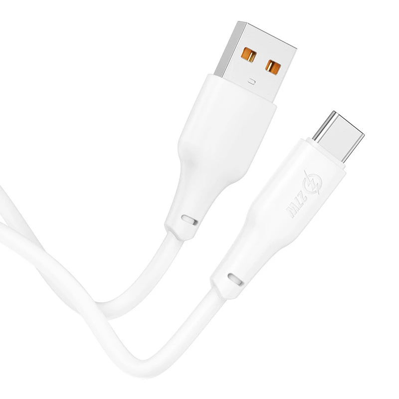 Дата кабель Hoco X93 Force USB to Type-C 27W (1m) – White. Фото 7 з 8