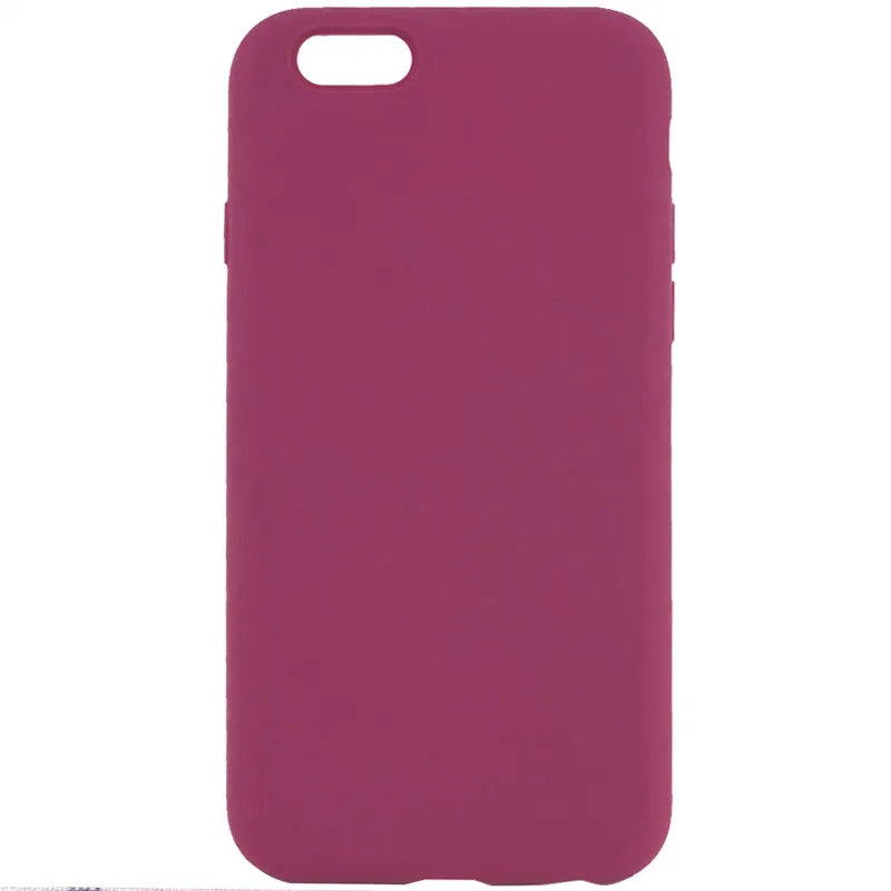 Чохол Silk Full Protective (AA) NO LOGO для Apple iPhone 6/6s (4.7") – Червоний / Rose Red. Фото 1 з 1