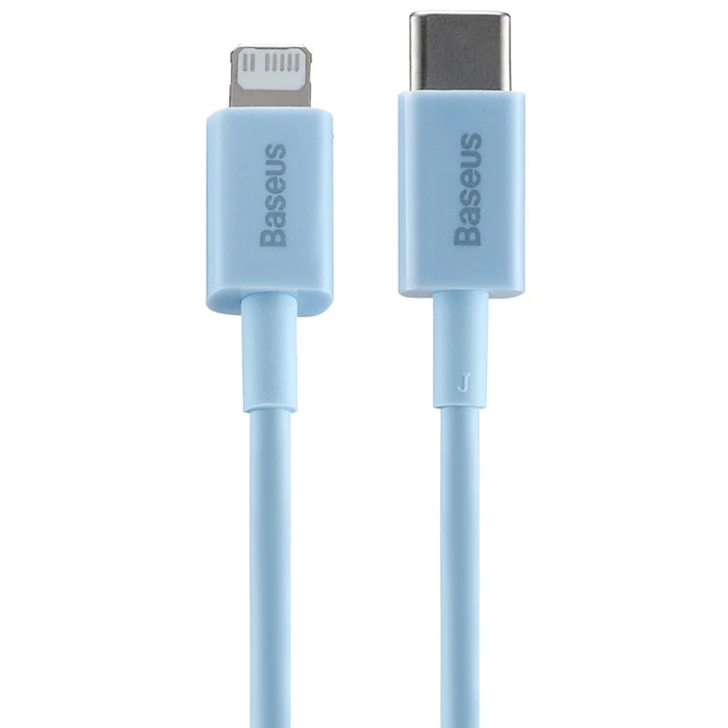 Дата кабель Baseus Superior Series Fast Charging Type-C to Lightning PD 20W (1m) – Блакитний. Фото 1 з 3