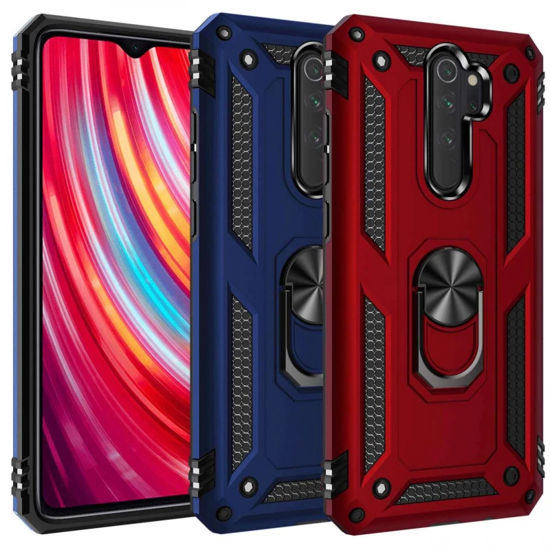 

Протиударний чохол Serge Ring з кільцем на Xiaomi Redmi Note 8 Pro