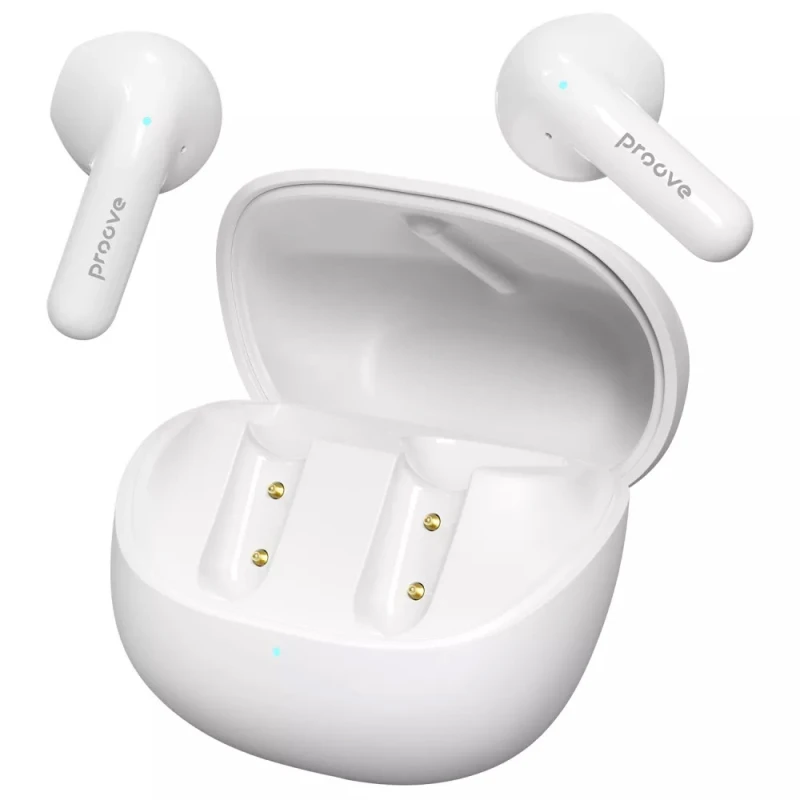 Бездротові TWS навушники Proove Logic (APP) – White. Фото 3 з 3