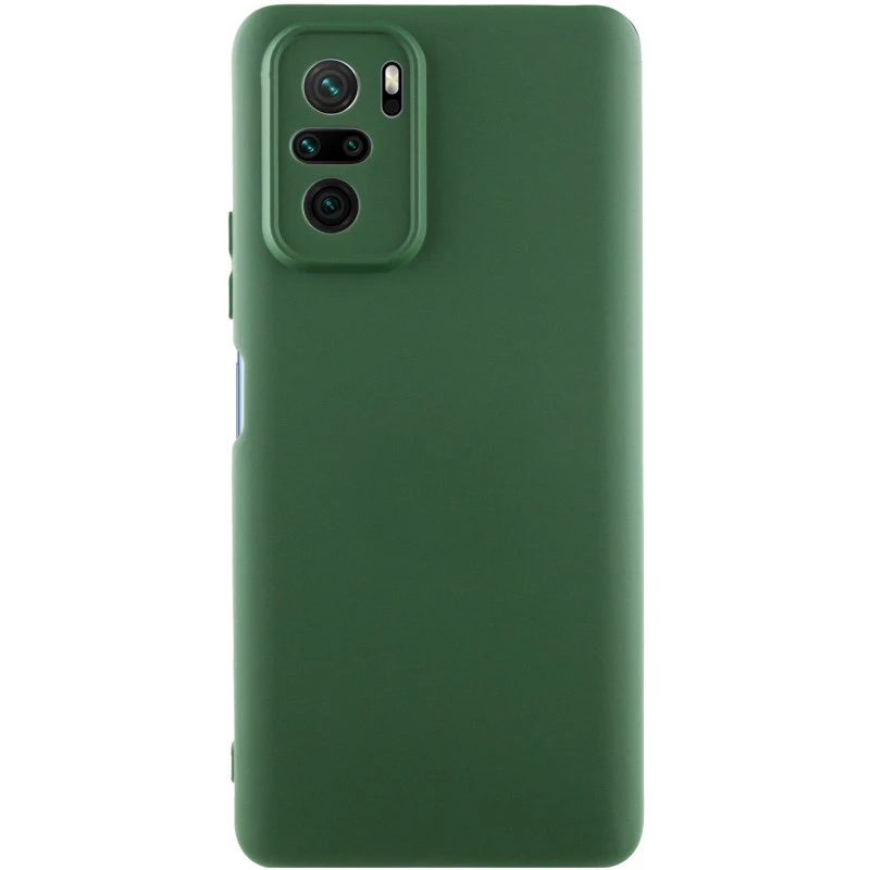 Чохол Silicone Case Lakshmi Premium з закритою камерою на Xiaomi Redmi Note 10 / Note 10s – Зелений / Cyprus Green. Фото 1 з 3