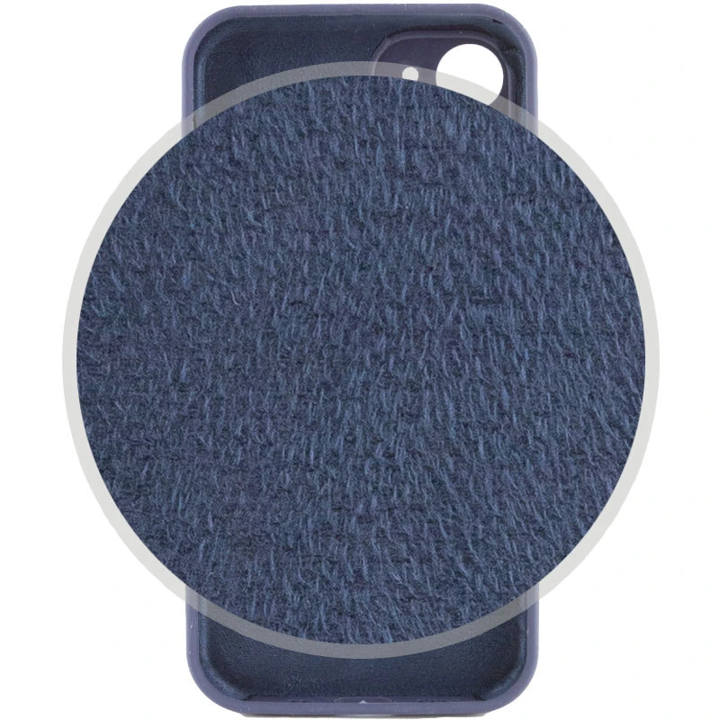 Чохол Silk Full Camera Protective (AA) NO LOGO для Apple iPhone 12 (6.1") – Темно-синій / Midnight blue. Фото 4 з 4