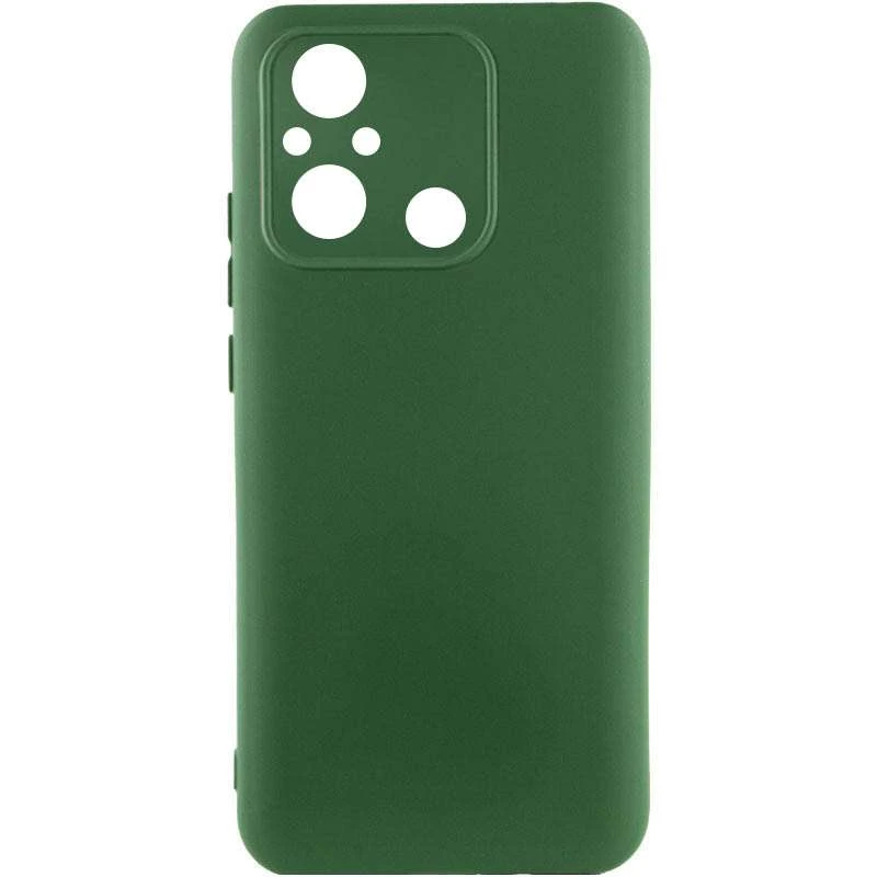 

Чехол Silicone Case Lakshmi с закрытой камерой для Xiaomi Redmi 12C / Poco C55 (Зеленый / Dark green), Зелений / dark green