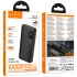 Портативний ЗП Power Bank Hoco J158 Pro Runner 22.5W+PD20W 10000 mAh – Black. Фото 2 з 5