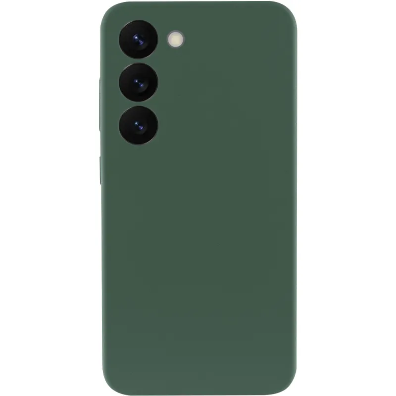 Чохол Silicone Case Lakshmi Premium із закритою камерою для Samsung Galaxy S23+ – Зелений / Cyprus Green. Фото 19 з 21