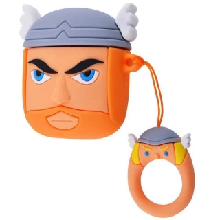 Силіконовий футляр Marvel & DC series для навушників AirPods 1/2 + кільце фото 1 з 3