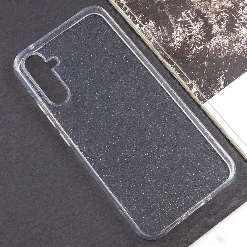 Блискучий силіконовий чохол на Samsung Galaxy A34 5G – Clear. Фото 7 з 8