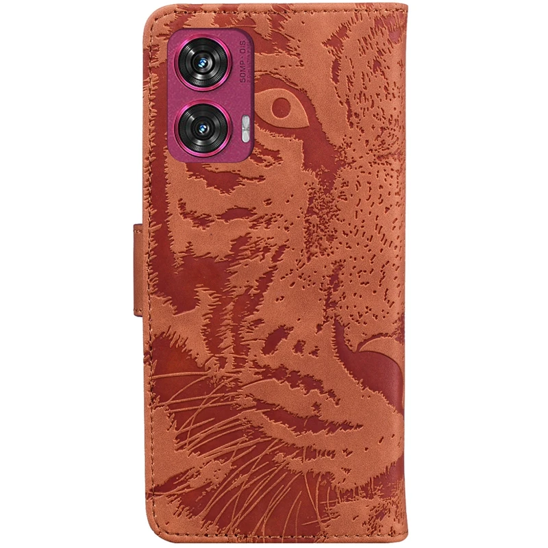 Кожаный чехол-книжка Tiger для Samsung Galaxy A37 5G – Brown. Фото 2 из 5