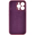Чехол с закрытым низом Silicone Case для Apple iPhone 16 Pro – Бордовый / Plum. Фото 4 из 7